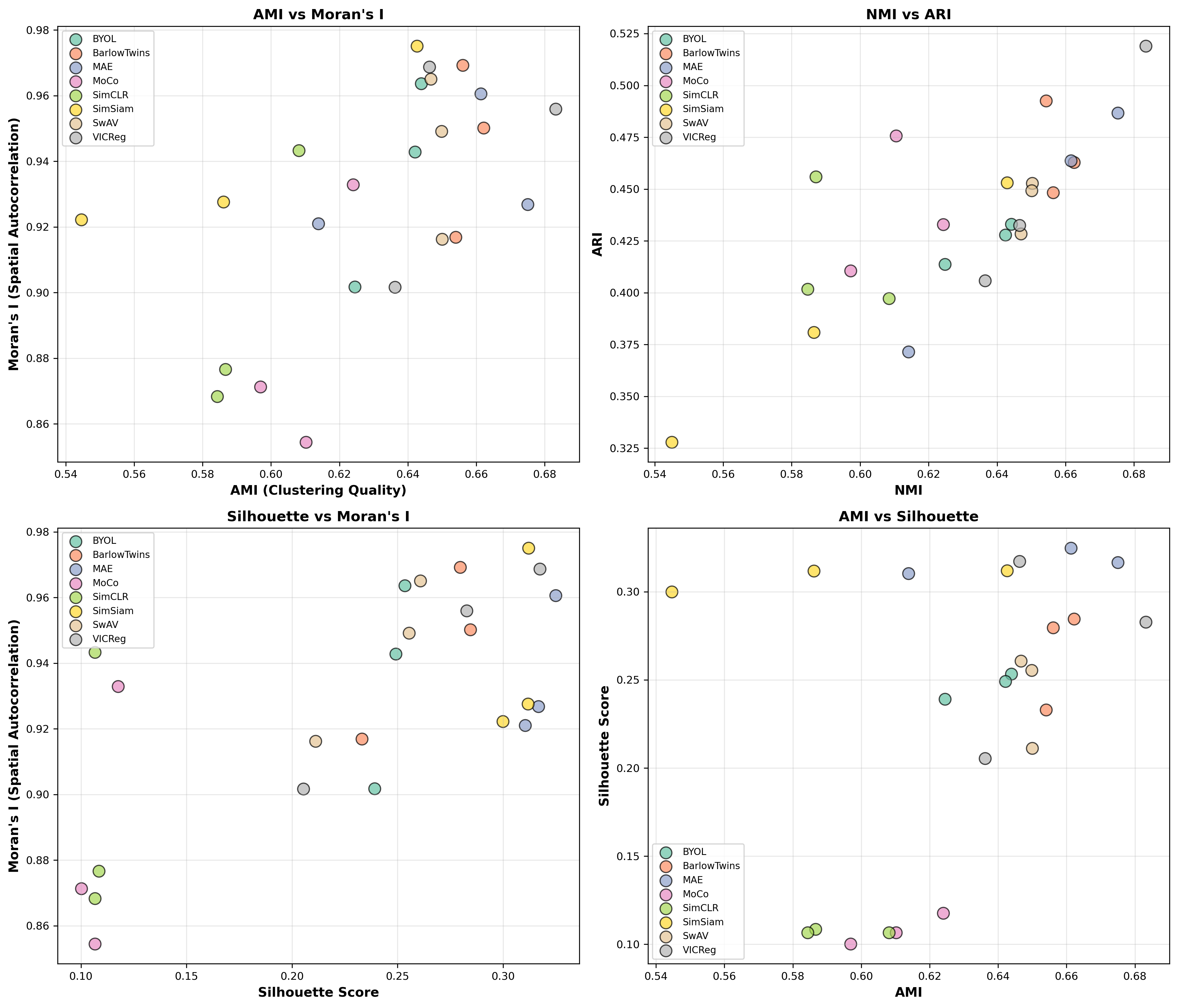 Metric Scatter Plots